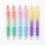 Set 6 pixuri cu gel, degrade pastel