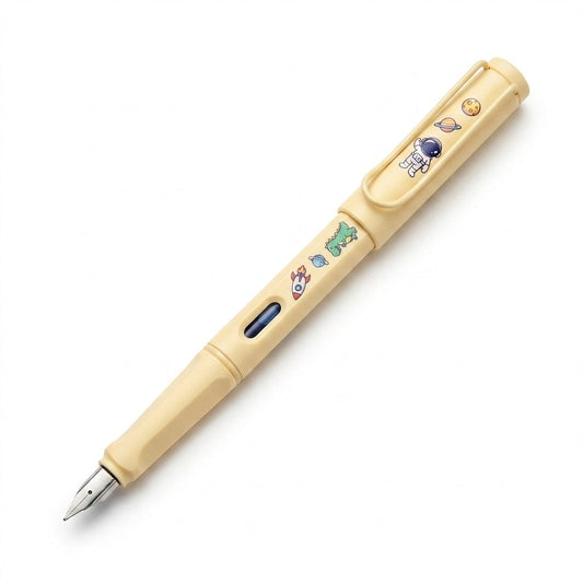Set stilou Space War cu penita EF si 2 patroane — Crem